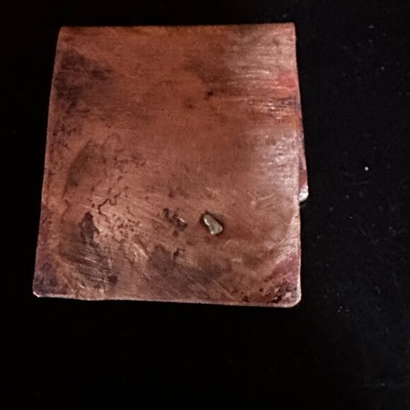 Rustic Money Clip Copper Sterling Silver 925 Gift Brutalist Southwestern Man - Picture 7 of 8